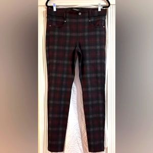 Women Liverpool Los Angeles plaid patterned jeggings